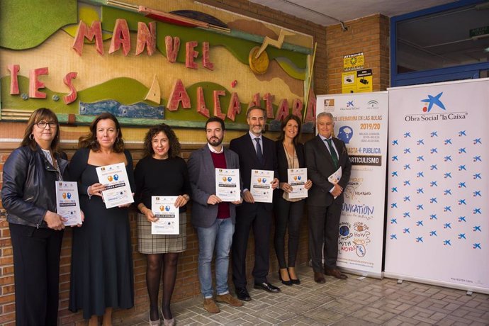 Inauguración de los talleres de columnismo de la Fundación Manuel Alcántara