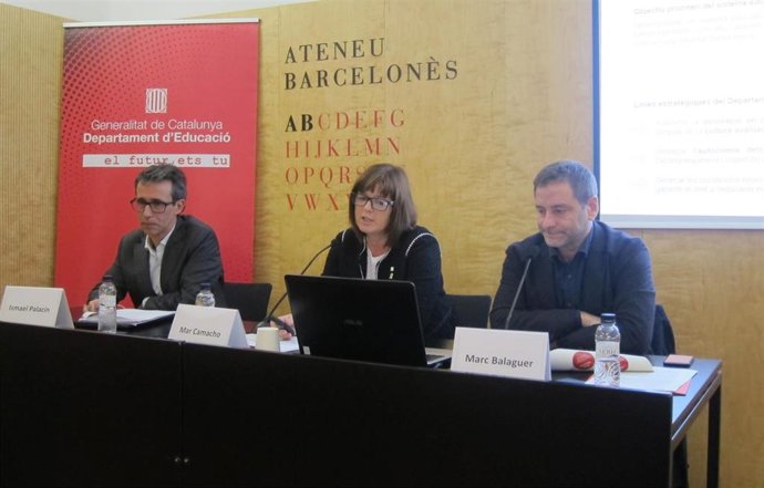 Ismael Palacín (Fundació Bofill), Mar Camacho y Marc Balaguer