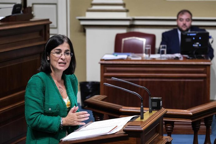Carolina Darias, consejera de Economía, Conocimiento y Empleo del Gobierno de Canarias