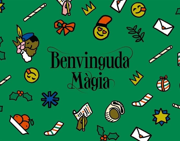 Cartel de la campaña de Navidad de la capital catalana para este 2019