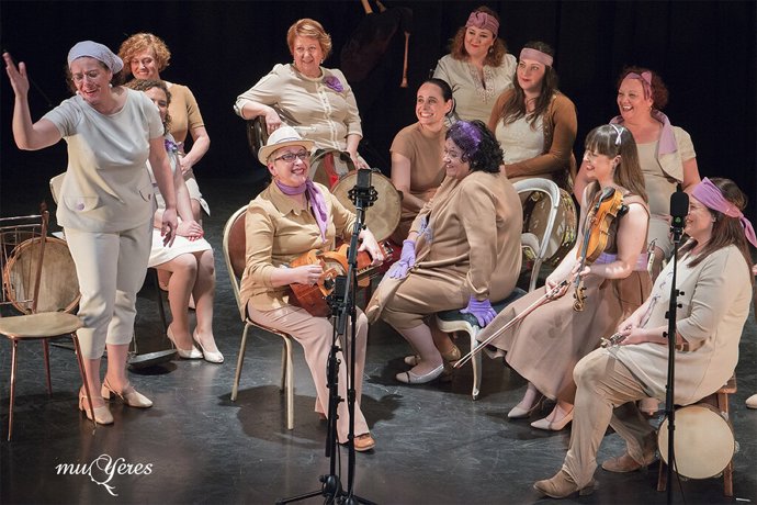 Imaxe d'un espectáculu de 'Muyeres'.