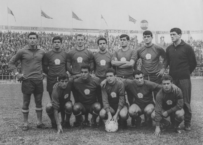 Selección española de fútbol militar que ganó la Copa Mundial Militar en 1965