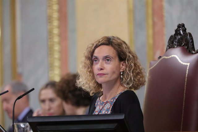 La presidenta del Congreso, Meritxell Batet, durante la segunda reunión del período de sesiones de la XIII legislatura del Congreso de los Diputados, en Madrid (España), a 17 de septiembre de 2019.