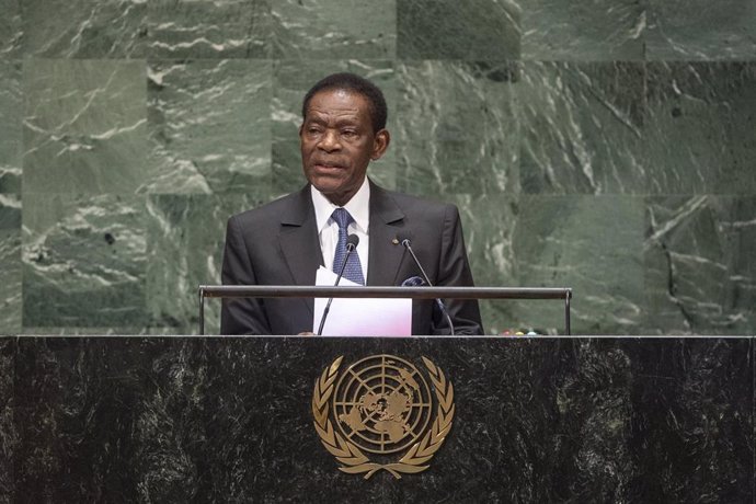 Teodoro Obiang, presidente de Guinea Ecuatorial, en Naciones Unidas en 2018