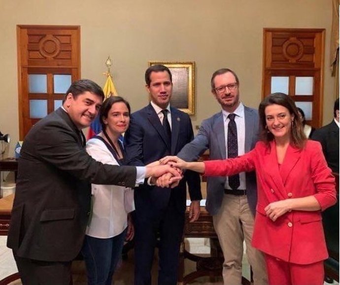 Venezuela.- Diputados chavistas increpan a parlamentarios españoles en la Asambl