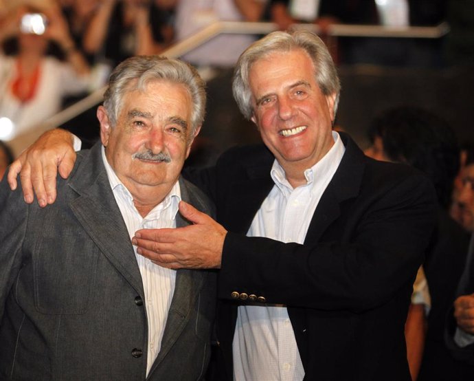 Los líderes uruguayos José Mujica y Tabaré Vázquez (Imagen de archivo)