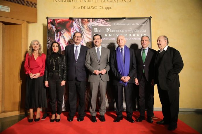 Nota De Prensa: Moreno Asiste En Sevilla Al 25 Aniversario Del Ballet Flamenco De Andalucía