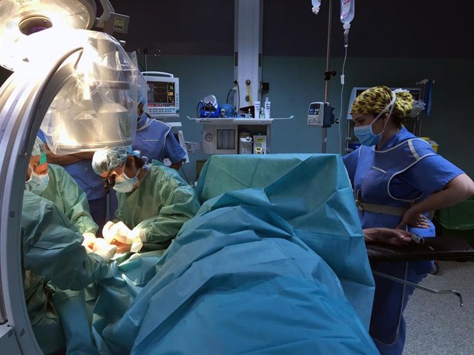 Quirófano de un hospital de Costa Cálida