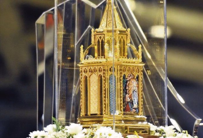 Nuevo relicario de santa Bernardita que recorre las diócesis españolas.