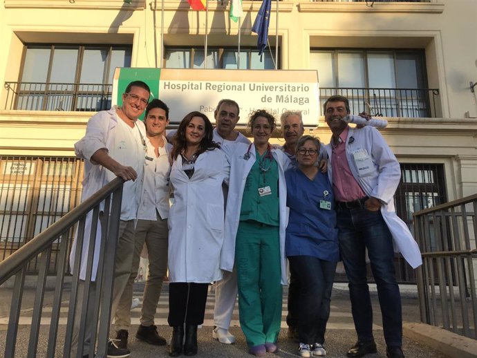 Profesionales del Hospital Regional de Málaga participantes en Crash3, un ensayo internacional que constata beneficios de administrar un fármaco de forma precoz a pacientes con traumatismo craneoencefálico grave