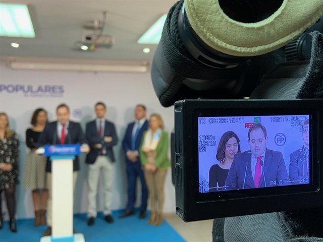 Paco Núñez en rueda de prensa.