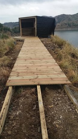 Una de las acciones de mejora en los parques forestales de Málaga