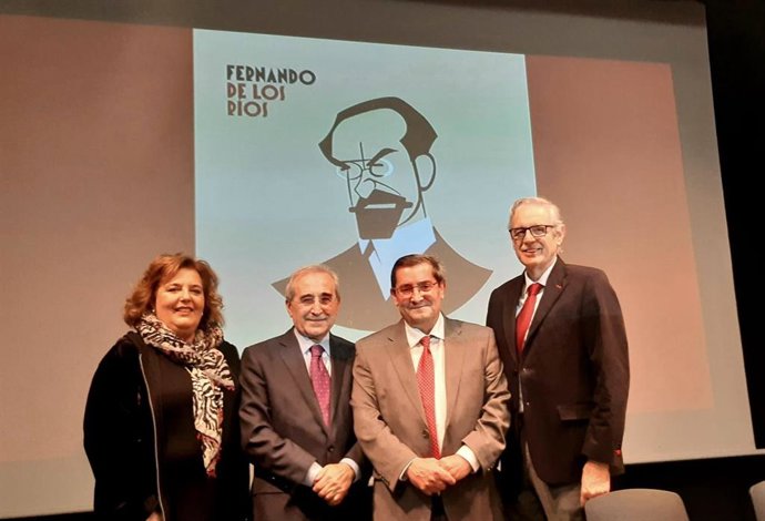 Imagen de la presentación de las jornadas sobre Fernando de los Ríos organizadas por la Diputación de Granada