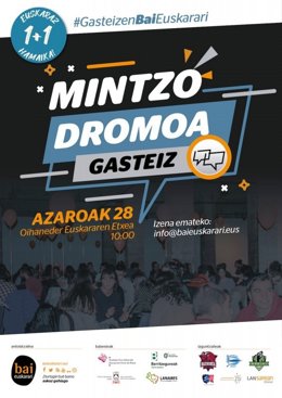 Gazte mintzodromoa Gasteizen.