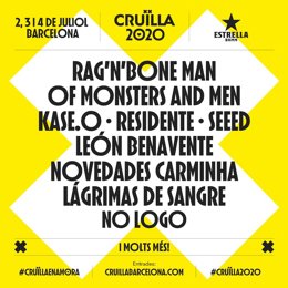El Festival Crulla anuncia a Rag'Bone Man, Of Monsters and Men, Seeed y Leon Benavente