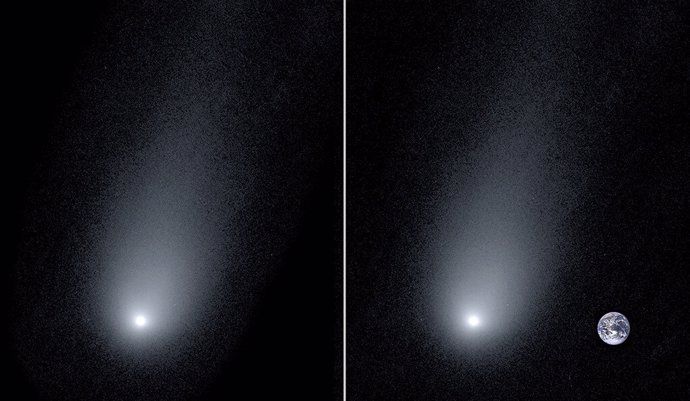 La Tierra empequeñece ante el cometa interestelar Borisov
