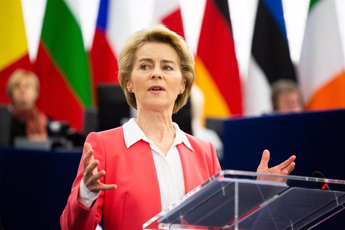 Ursula von der Leyen intervé davant el Parlament Europeu
