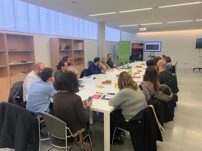 Reunión para preparar La Noche Europea de los Investigadores en Andalucía en 2020.