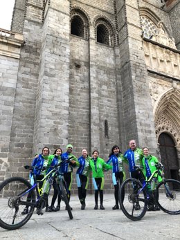 COP25.- Llega a Ávila la V Ruta Ciclista por el Clima tras salir de Salamanca y 