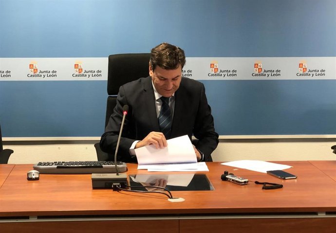 El consejero de Economía y Hacienda, Carlos Fernández Carriedo.