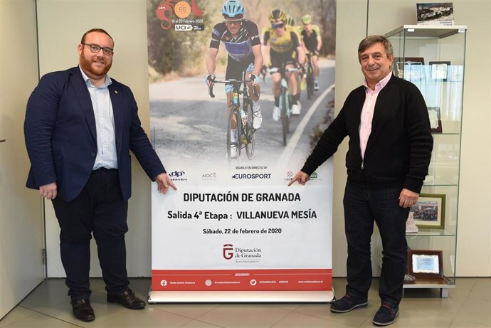 Imagen de la presentación de la cuarta etapa de la Vuelta Ciclista a Andalucía en Granada