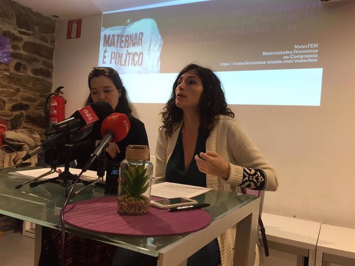 Comba Campoy y Sabela Losada presentan el estudio que realizará Maternidades Feministas