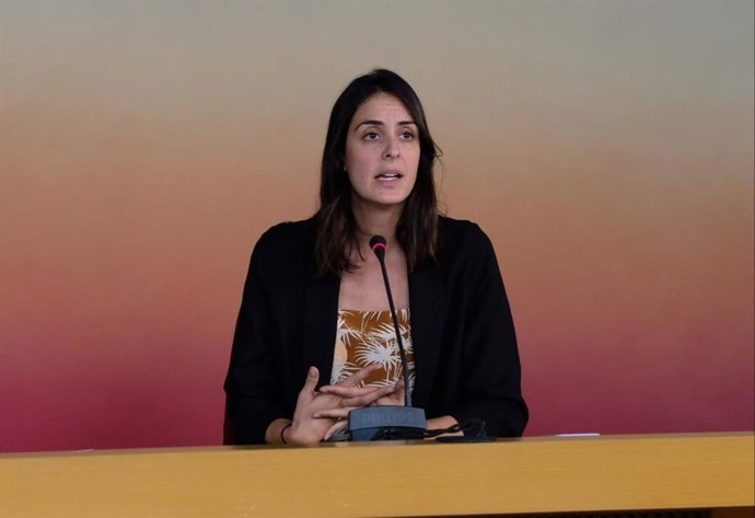 Rita Maestre en rueda de prensa