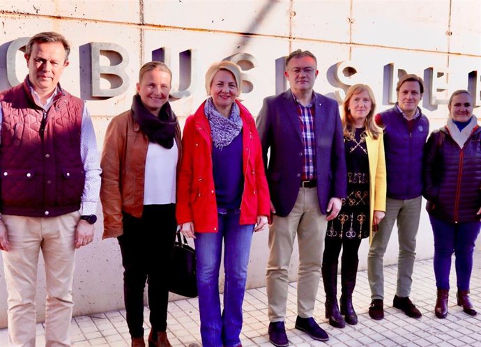 Vista de la Junta a la estación de autobuses de Berja (Almería)