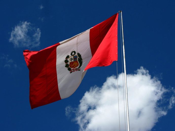 Bandera de Perú. 