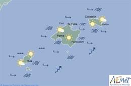 El tiempo en Baleares hoy, 28 de noviembre de 2019.