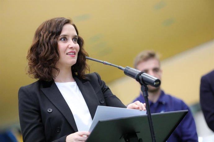 La presidenta de la Comunidad de Madrid, Isabel Díaz Ayuso