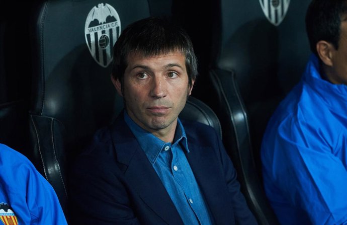 Albert Celades, entrenador del Valencia CF.