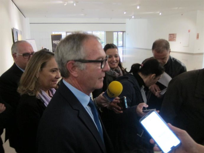 El ministro de Cultura, José Guirao, en su comparecencia ante los medios de comunicación