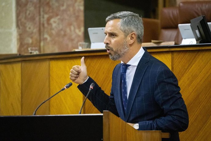 El consejero andaluz de Hacienda, Industria y Energía, Juan Bravo, en una imagen de archivo.