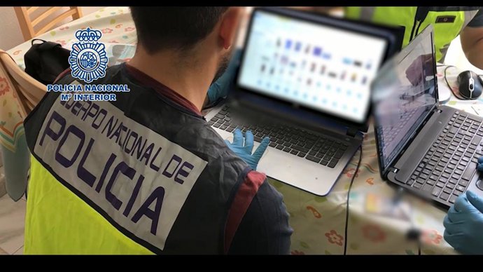 Operació policial contra la producció i distribució de material pedfil, imatge d'arxiu