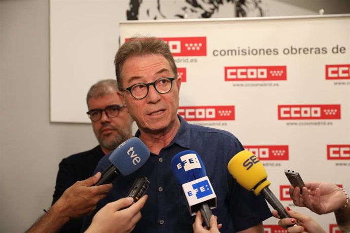 Imagen de archivo del secretario general de CCOO Madrid, Jaime Cedrún.
