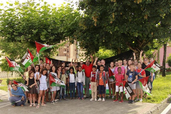 Niños saharauis del programa 'Vacaciones en paz' en Cantabria