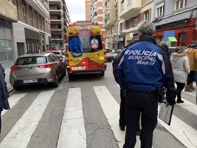 Herido de gravedad un hombre atropellado en Chamberí