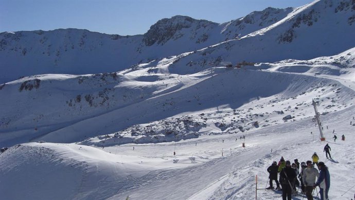 Imagen de archivo de la estación de esquí de San Isidro de León.