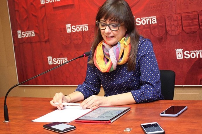 Gloria Gonzalo durante la rueda de prensa.