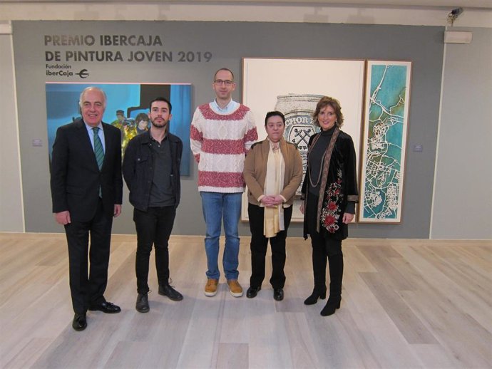 Presentación de la exposición de obras del Premio Ibercaja Pintura Joven 2019.