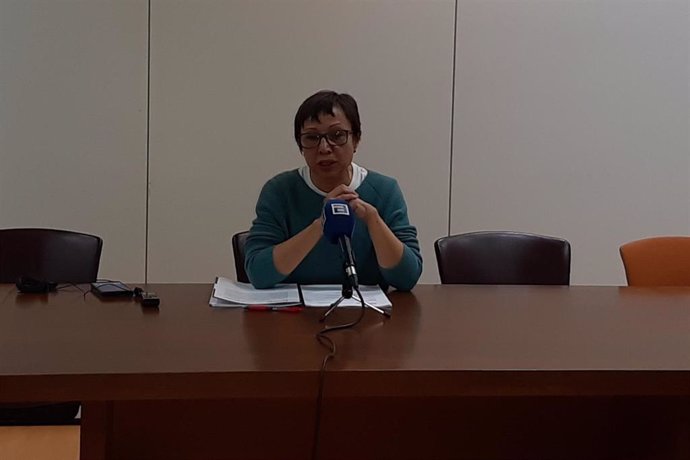 Yolanda Huergo, portavoz de Podemos-Equo Xixón en el Ayuntamiento de Gijón