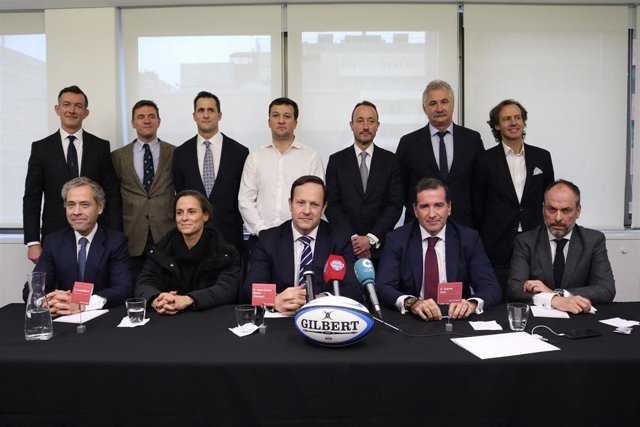 Juan Carlos Martín, Hansen, junto al resto de su candidatura de Valor de Rugby