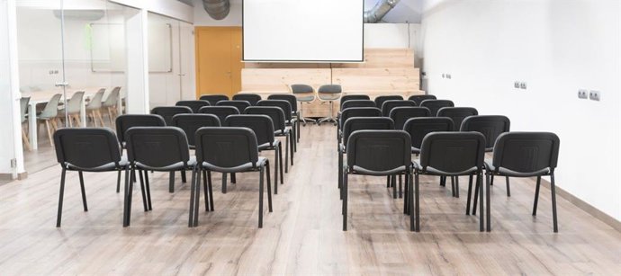 Sala principal del Campus de Nuclio Digital School en Barcelona