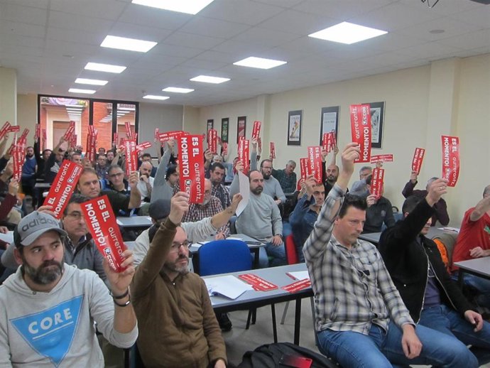 Asamblea de delegados de Metal CCOO