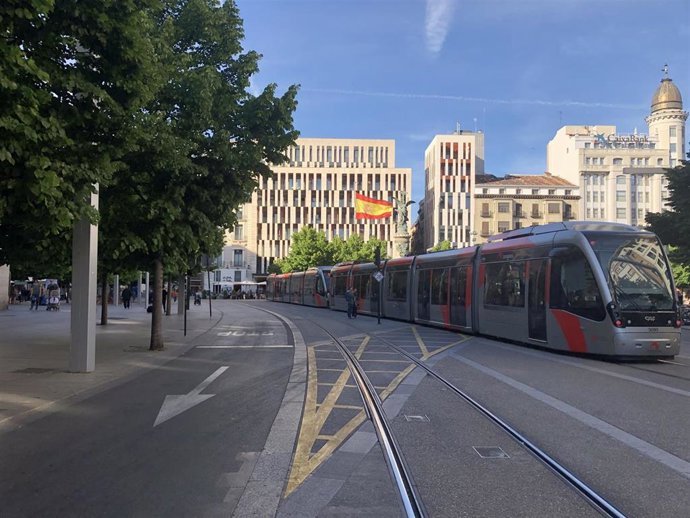 Tranvía de Zaragoza.
