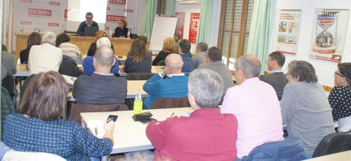 Encuentro de CCOO con mediadores del Sercla.