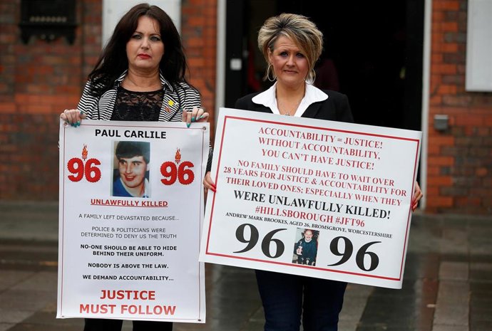 Familiares de la  tragedia de Hillsborough piden justicia