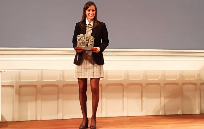 La árbitra extremeña Guadalupe Porras Ayuso.