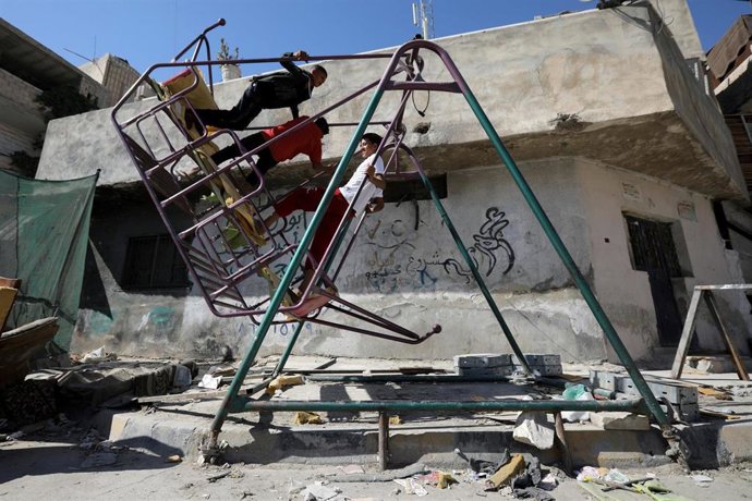 Campo de refugiados palestinos de Hittin, cerca de Amán